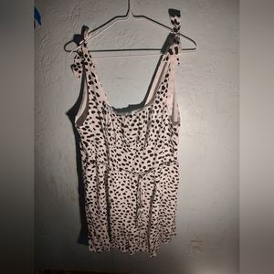 Black and white romper